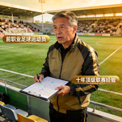 前职业足球运动员张教练，拥有十年顶级联赛经验